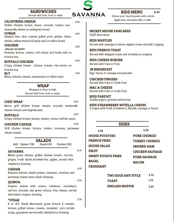 Menu 2