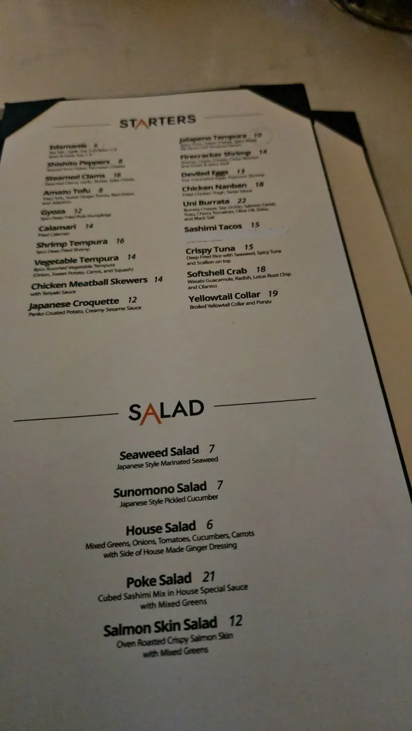 Menu 2