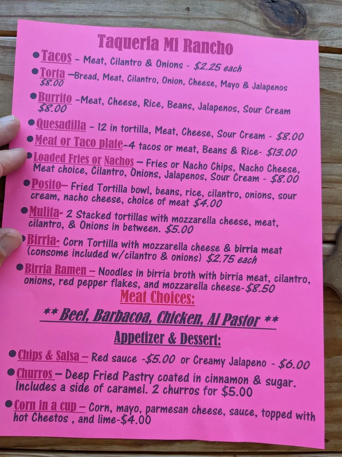 Menu 2