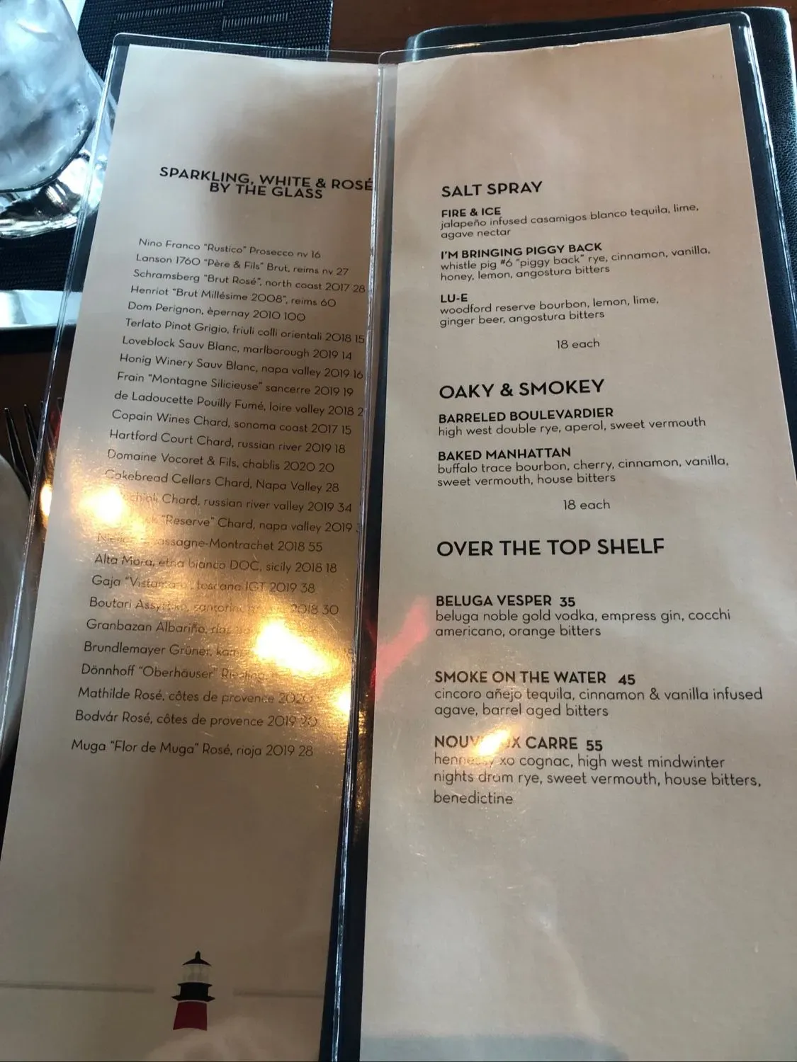 1000 NORTH Menu - Updated November 2025