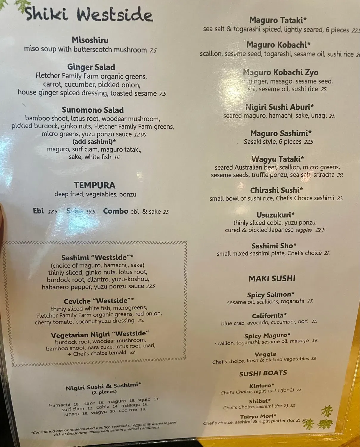 Menu 2