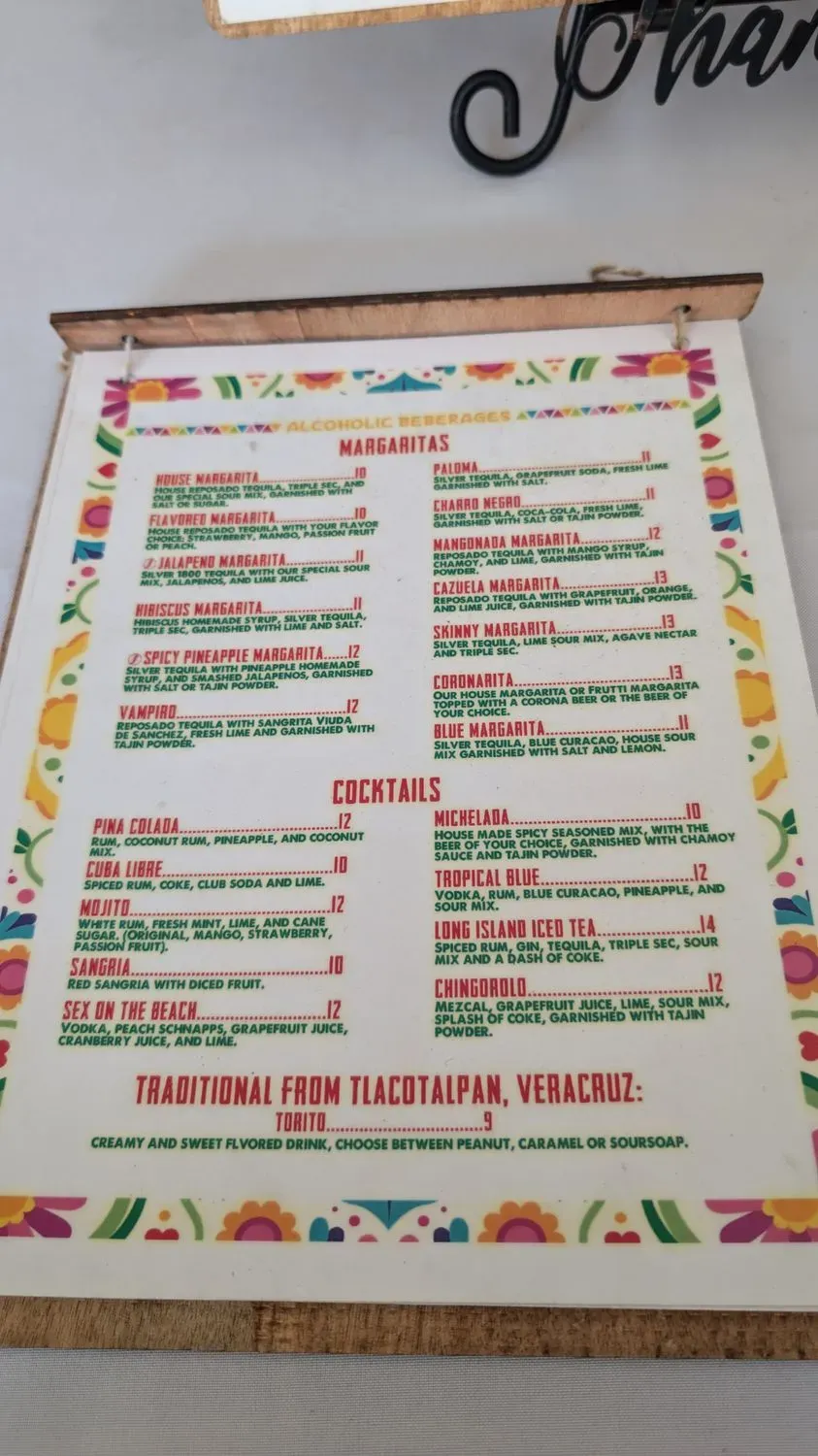 Menu 2