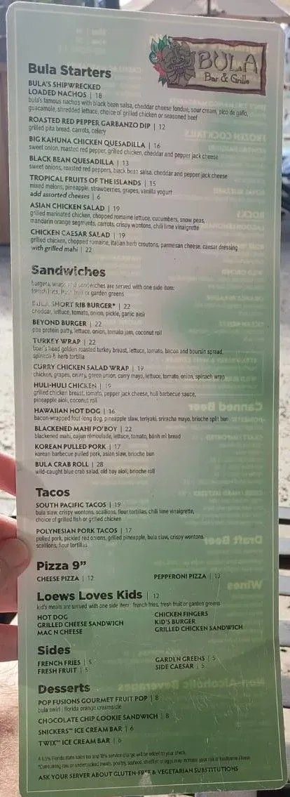 Menu 4