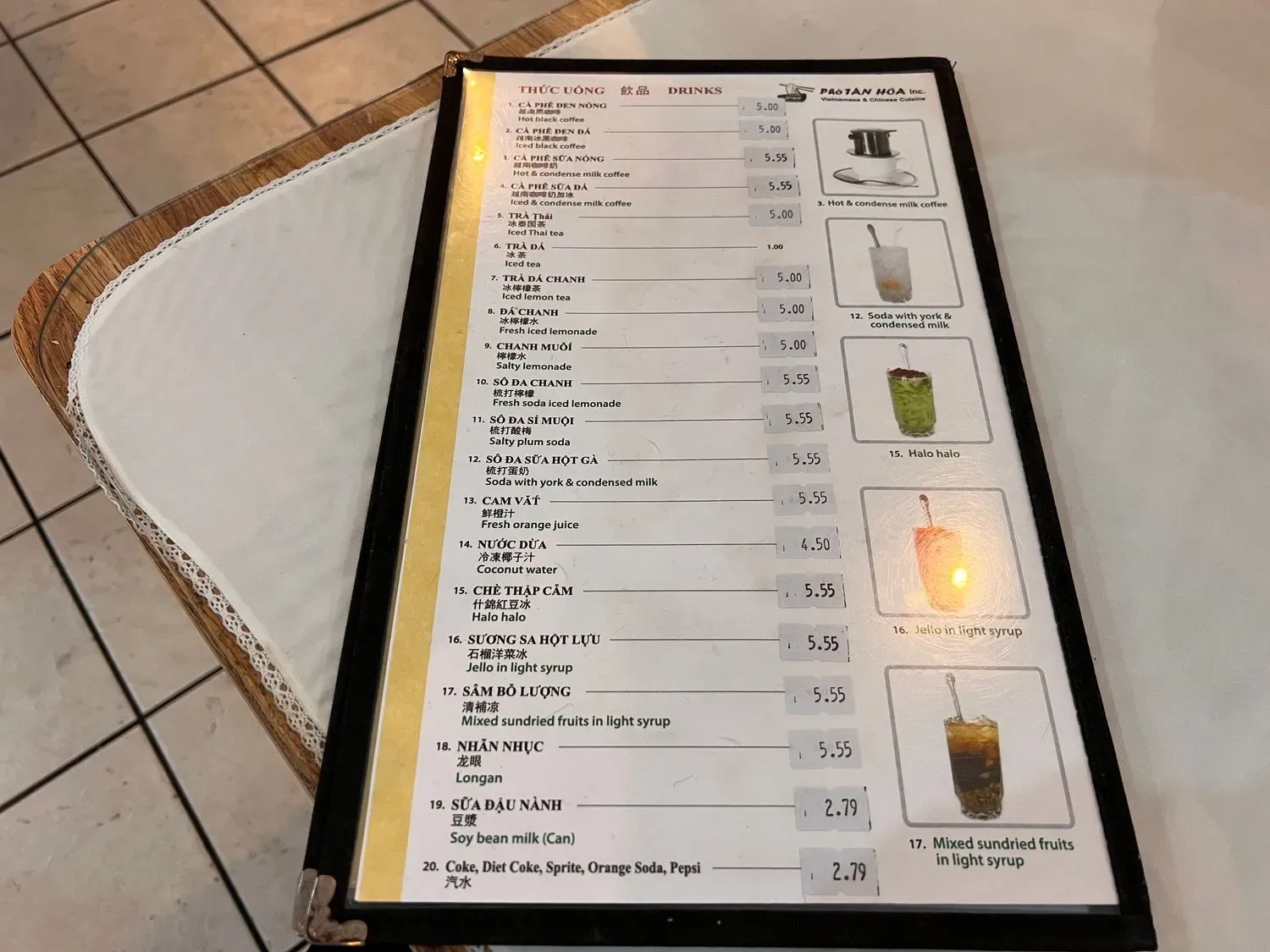 Menu 6