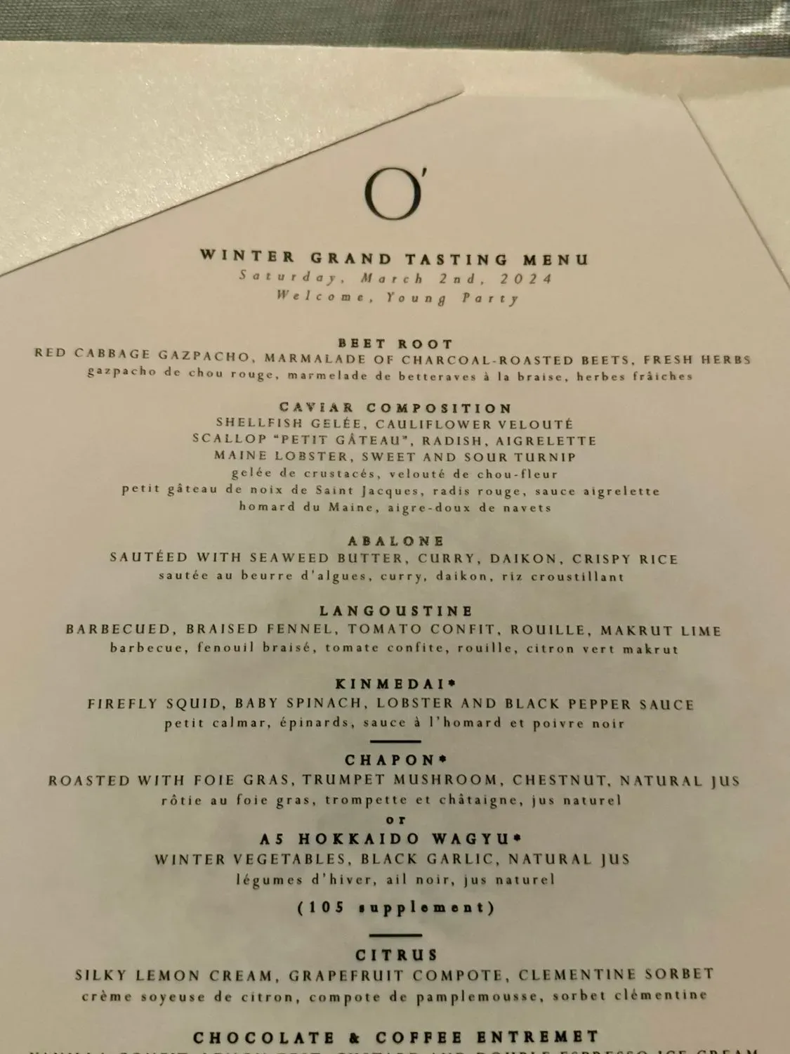 Menu 4