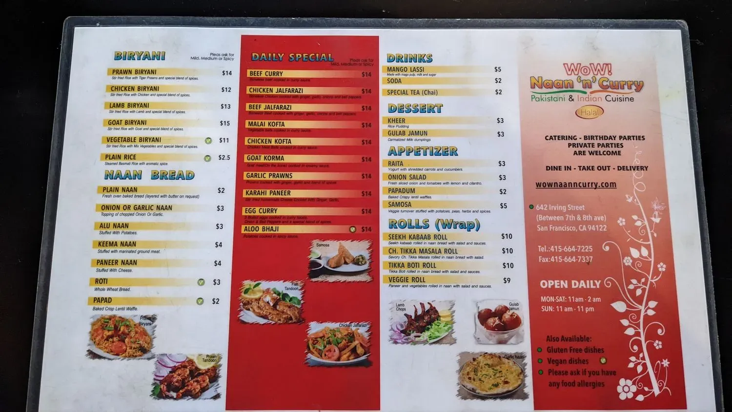 Menu 2