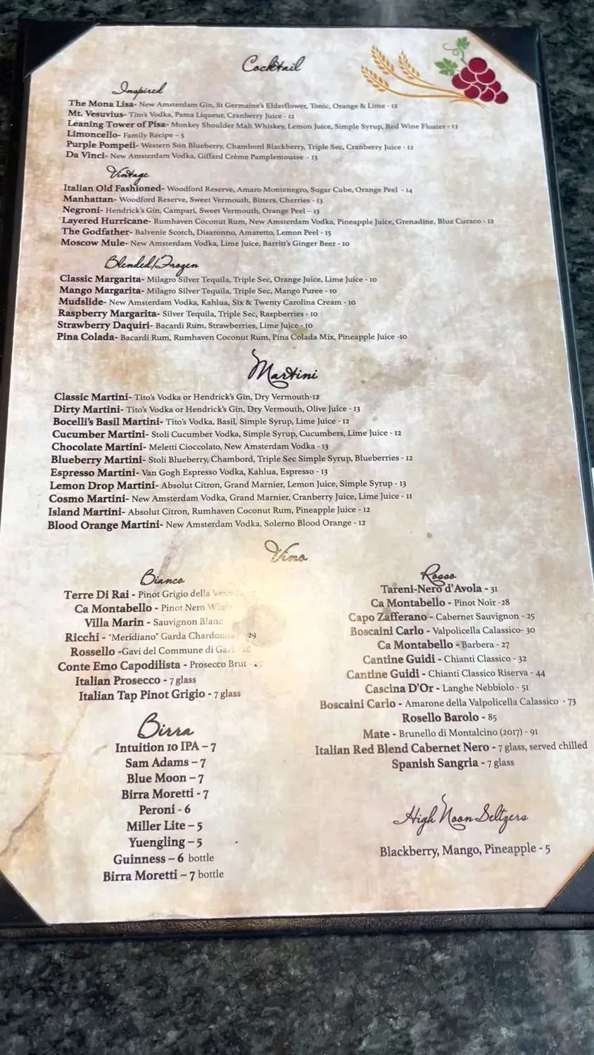 Menu 2