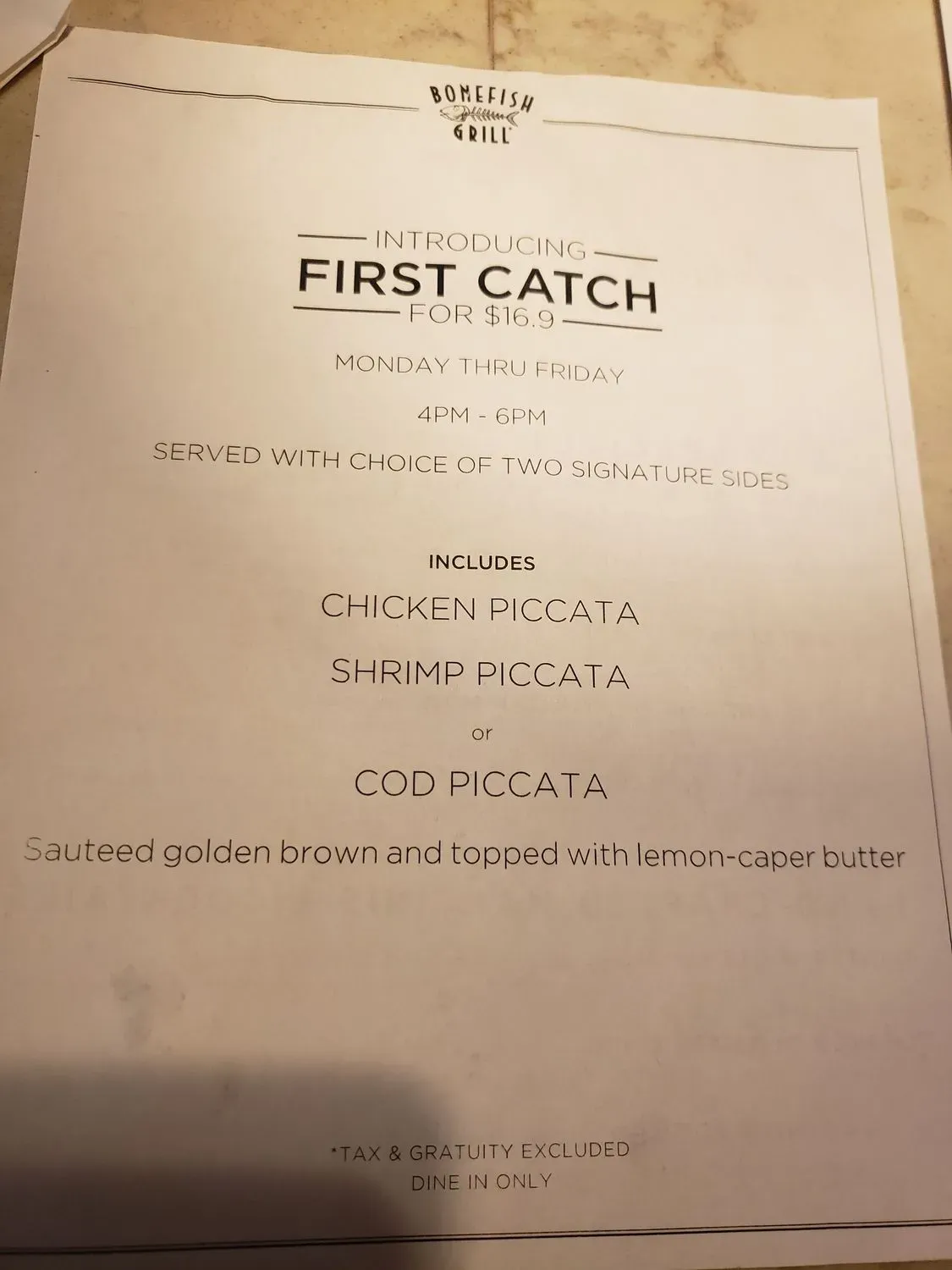 Menu 5