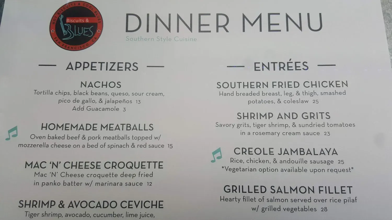 Menu 2