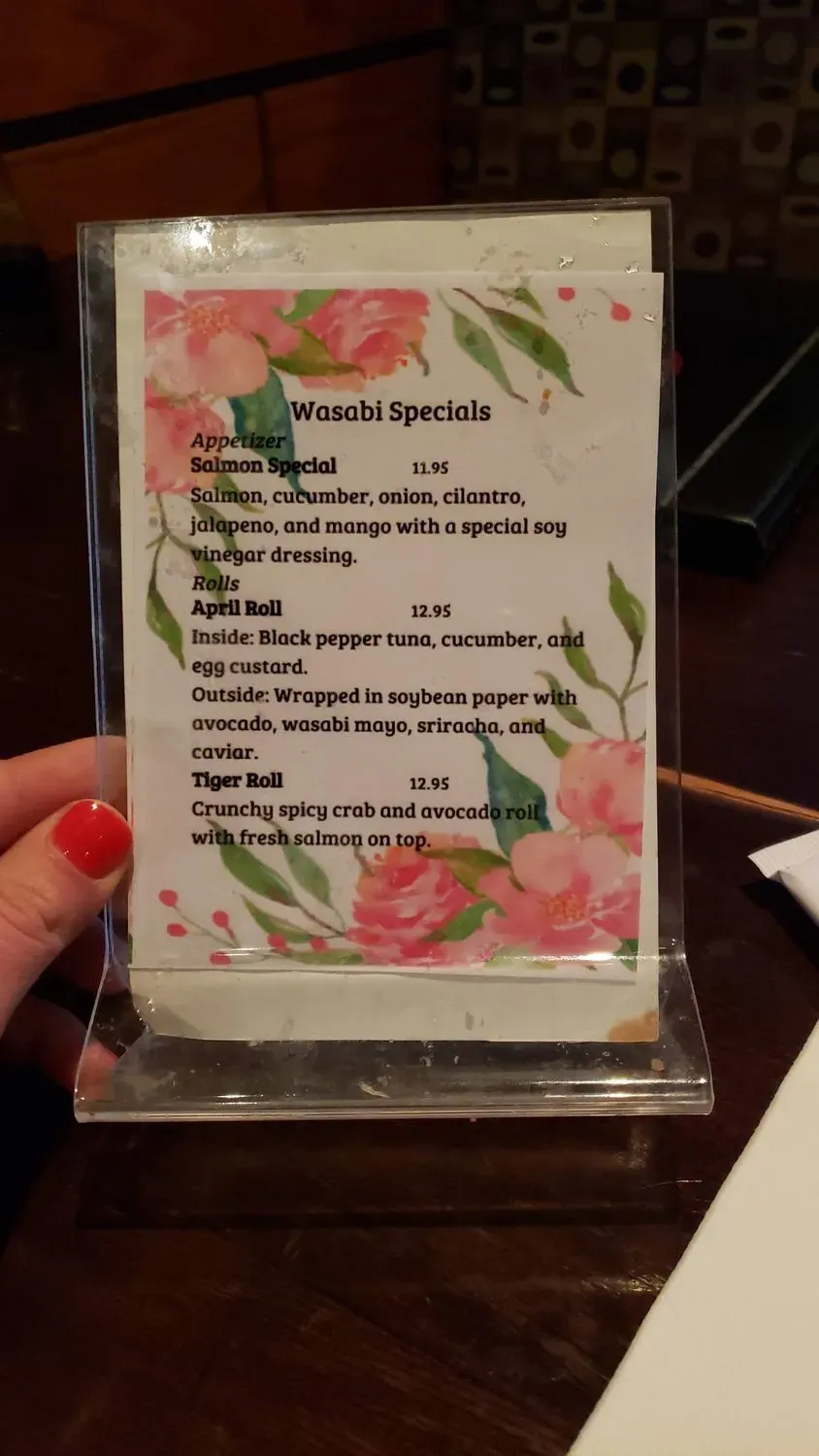 Menu 5