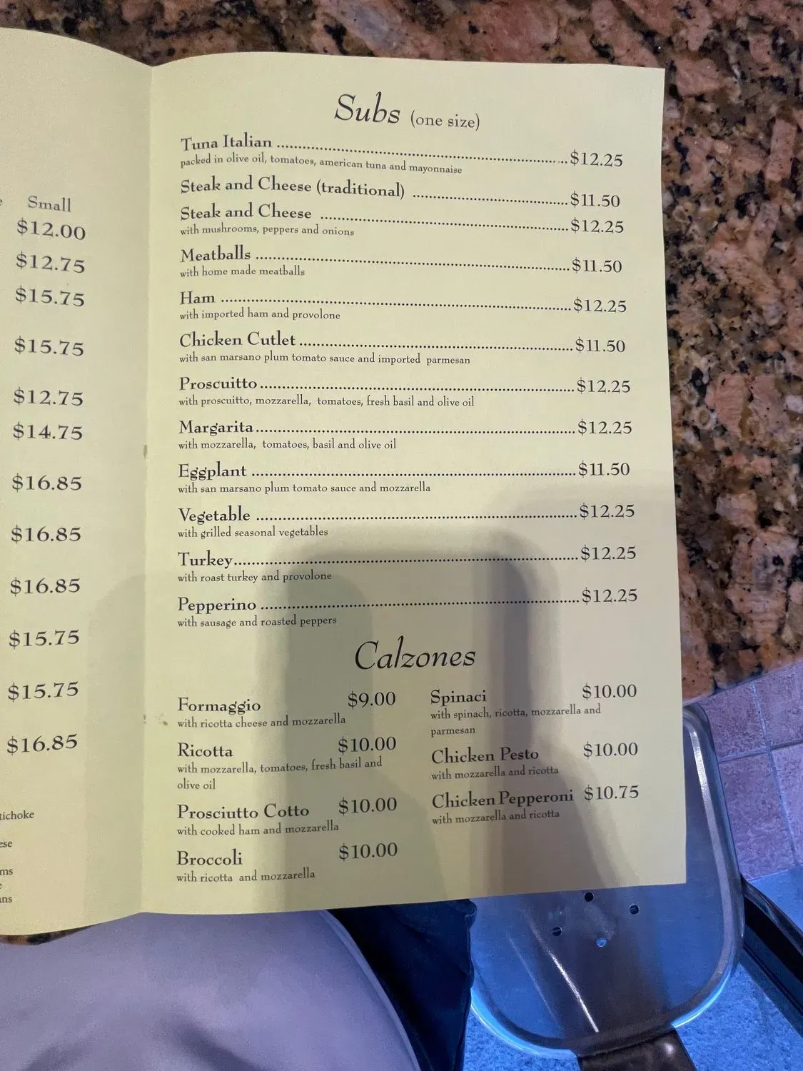 Menu 3