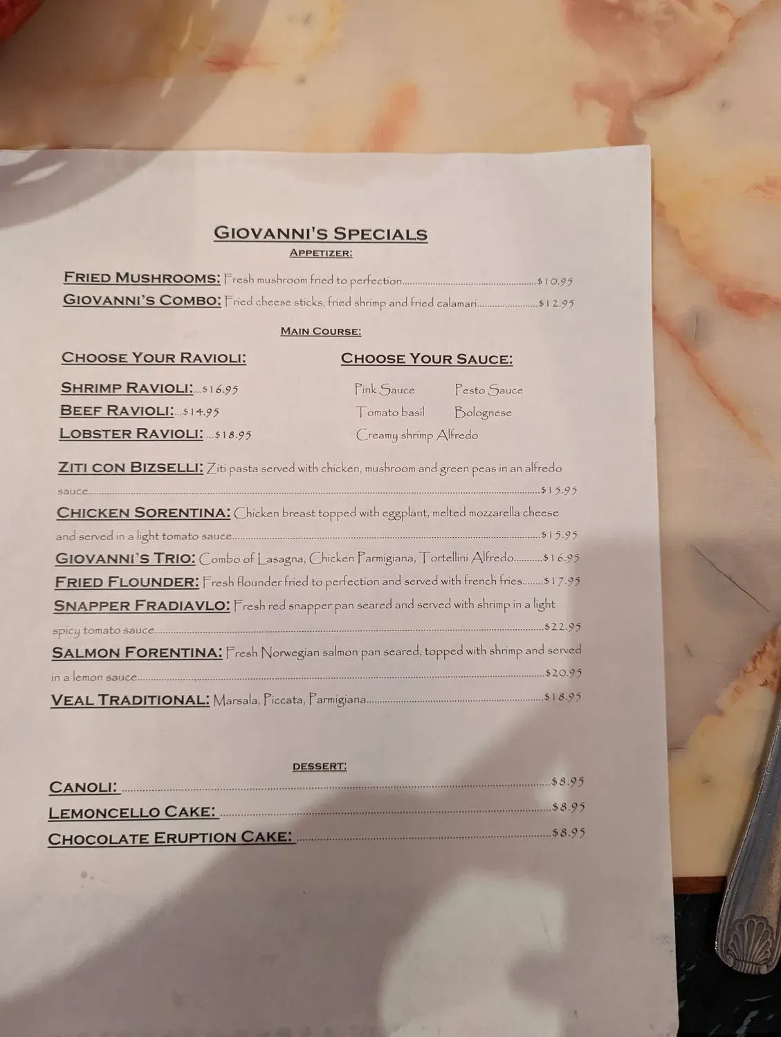 Menu 3