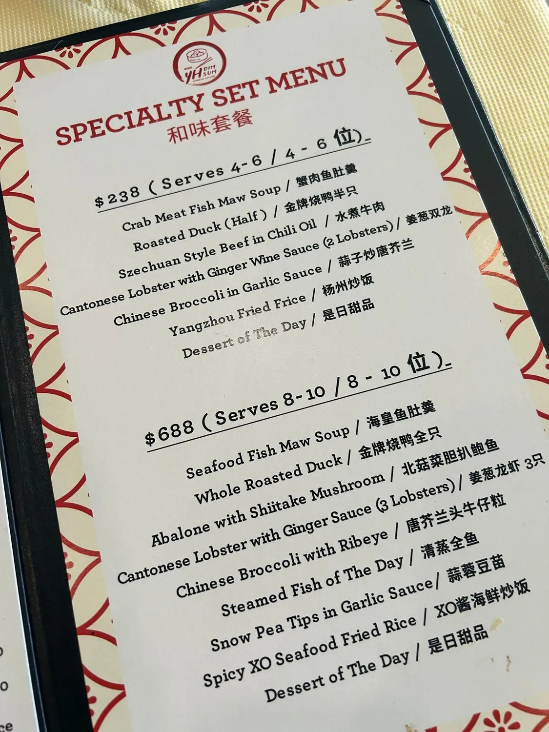 Menu 6