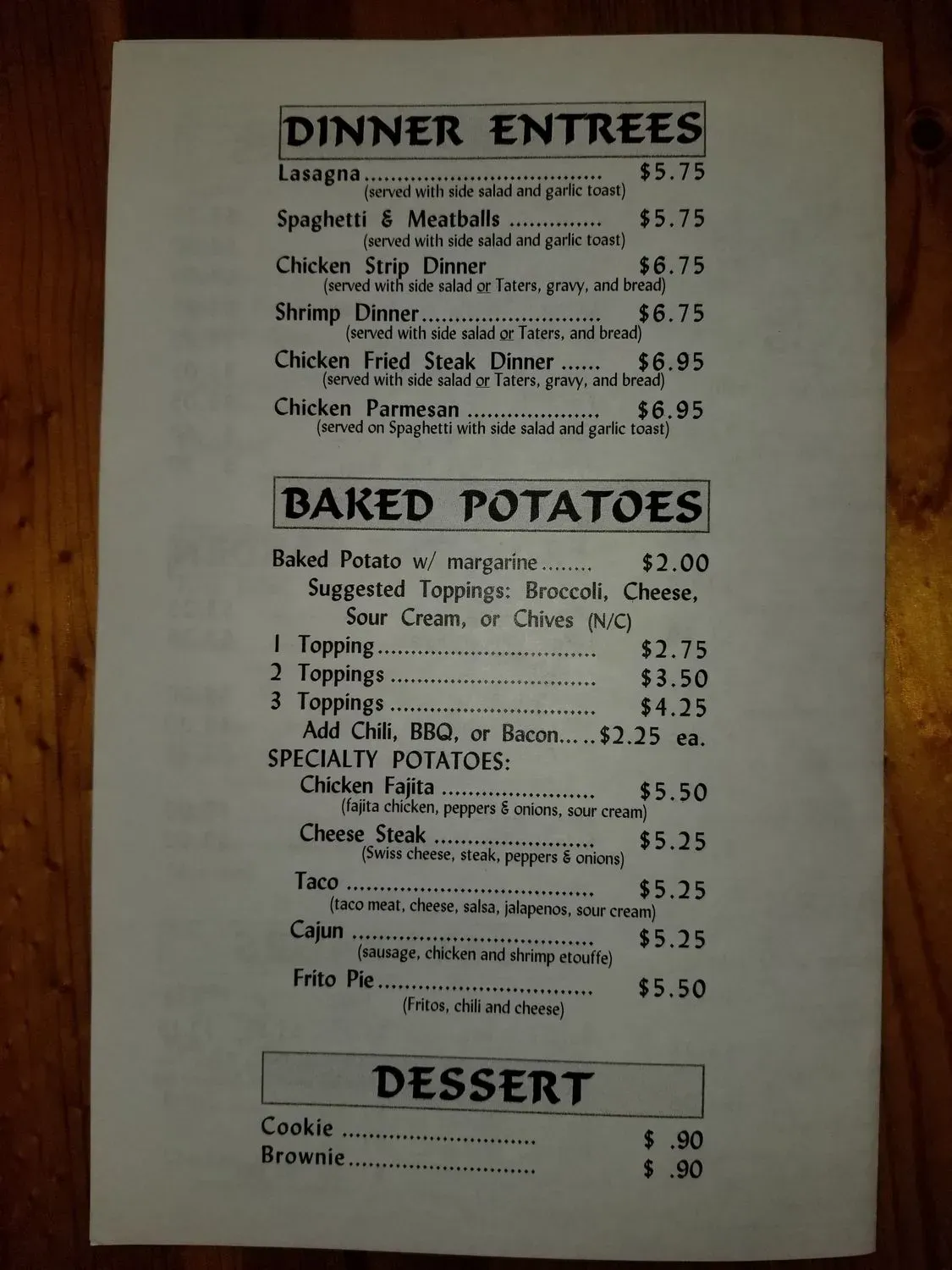 Menu 3