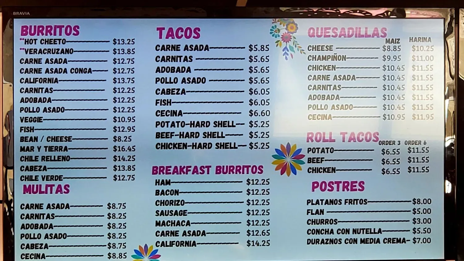 Menu 3