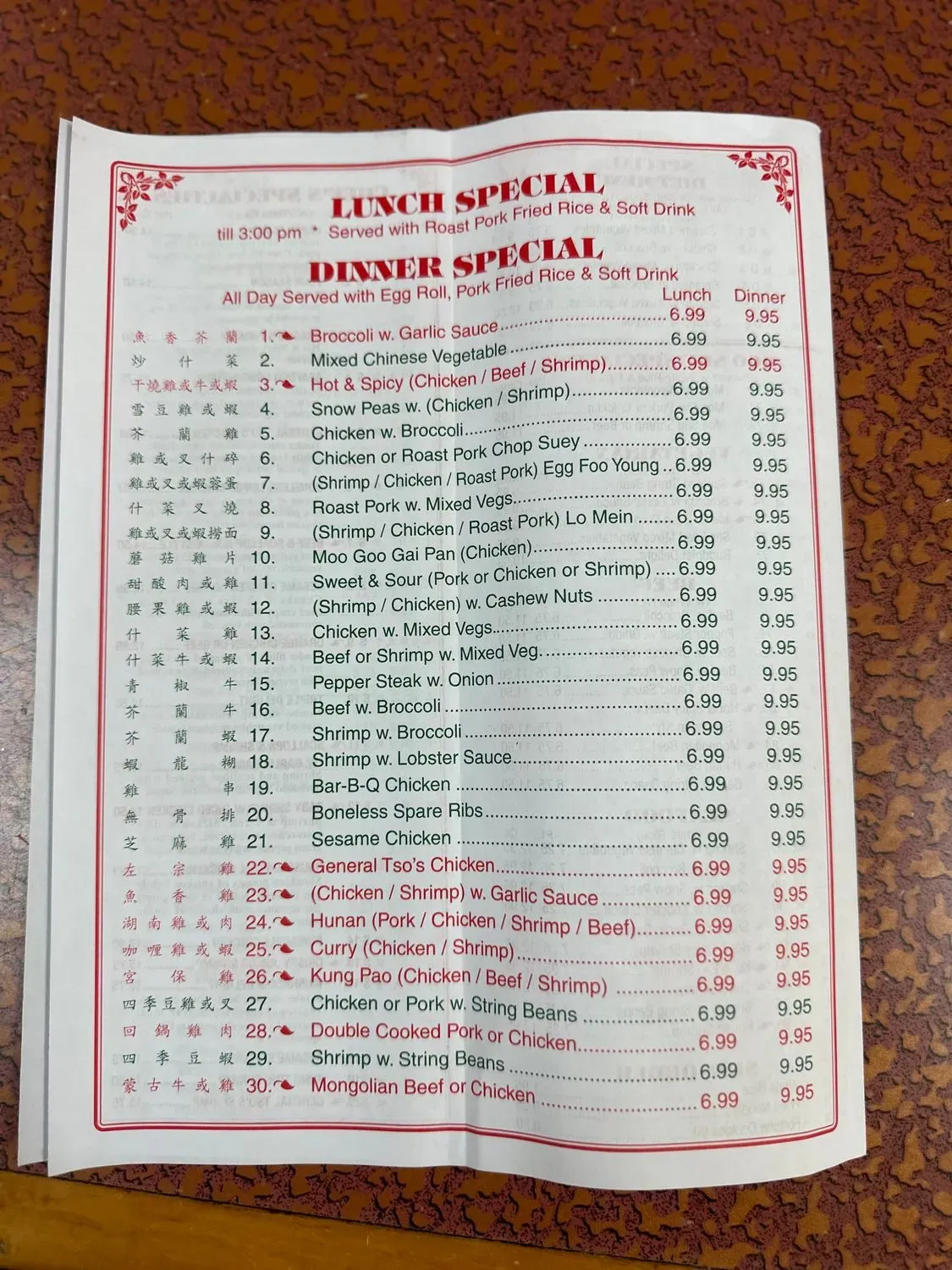 Menu 4