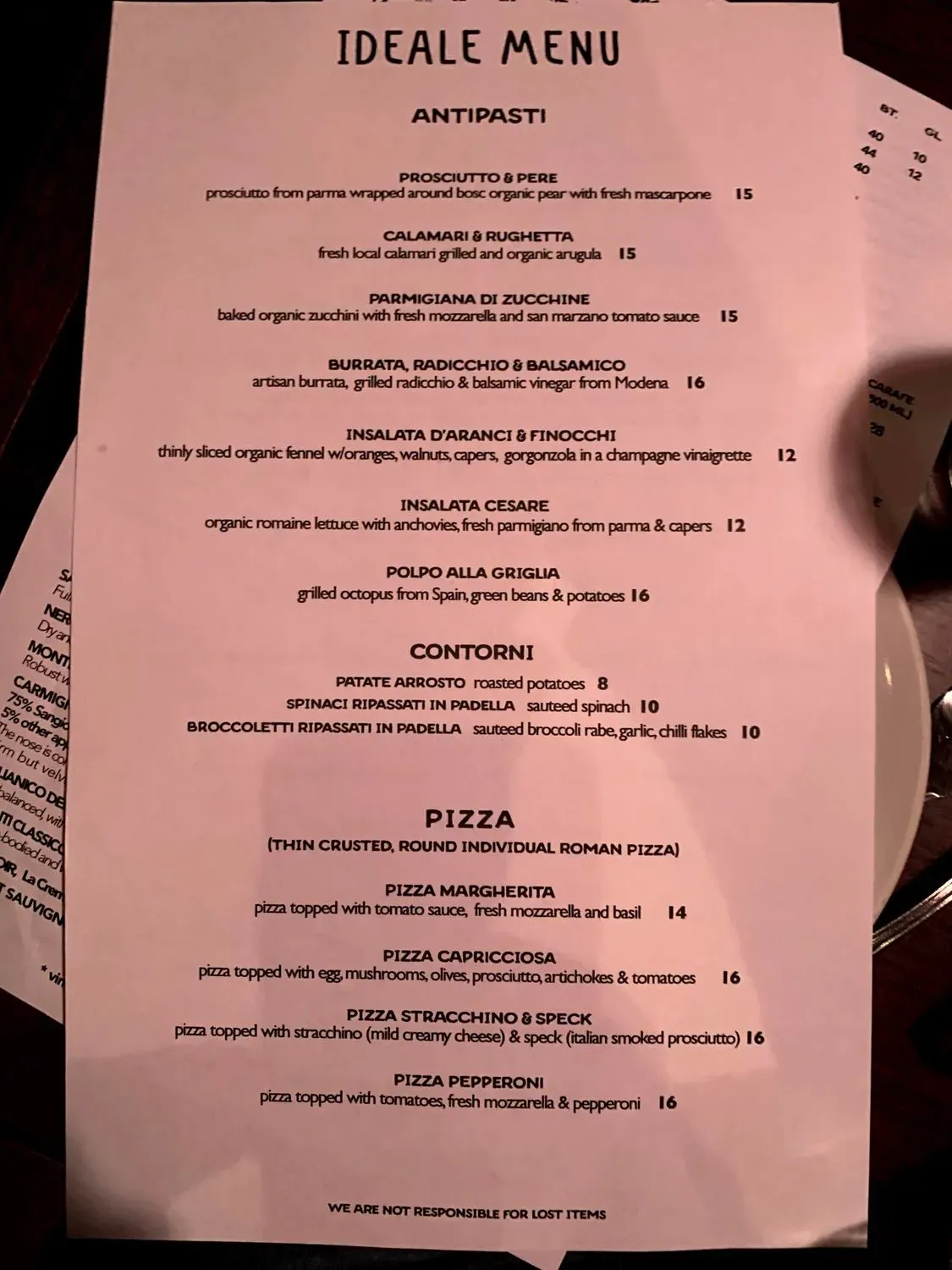 Menu 4