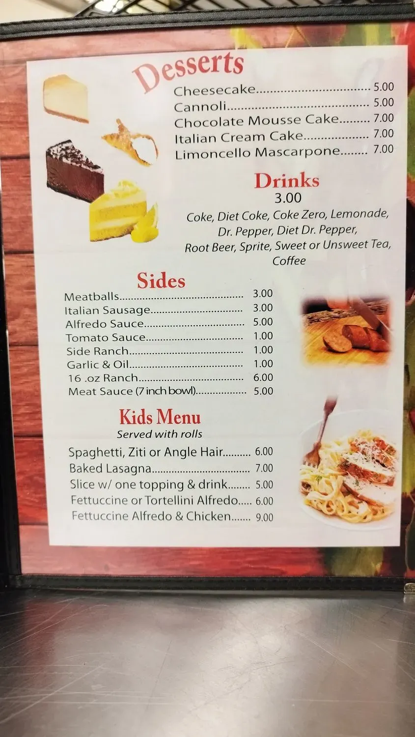 Menu 2