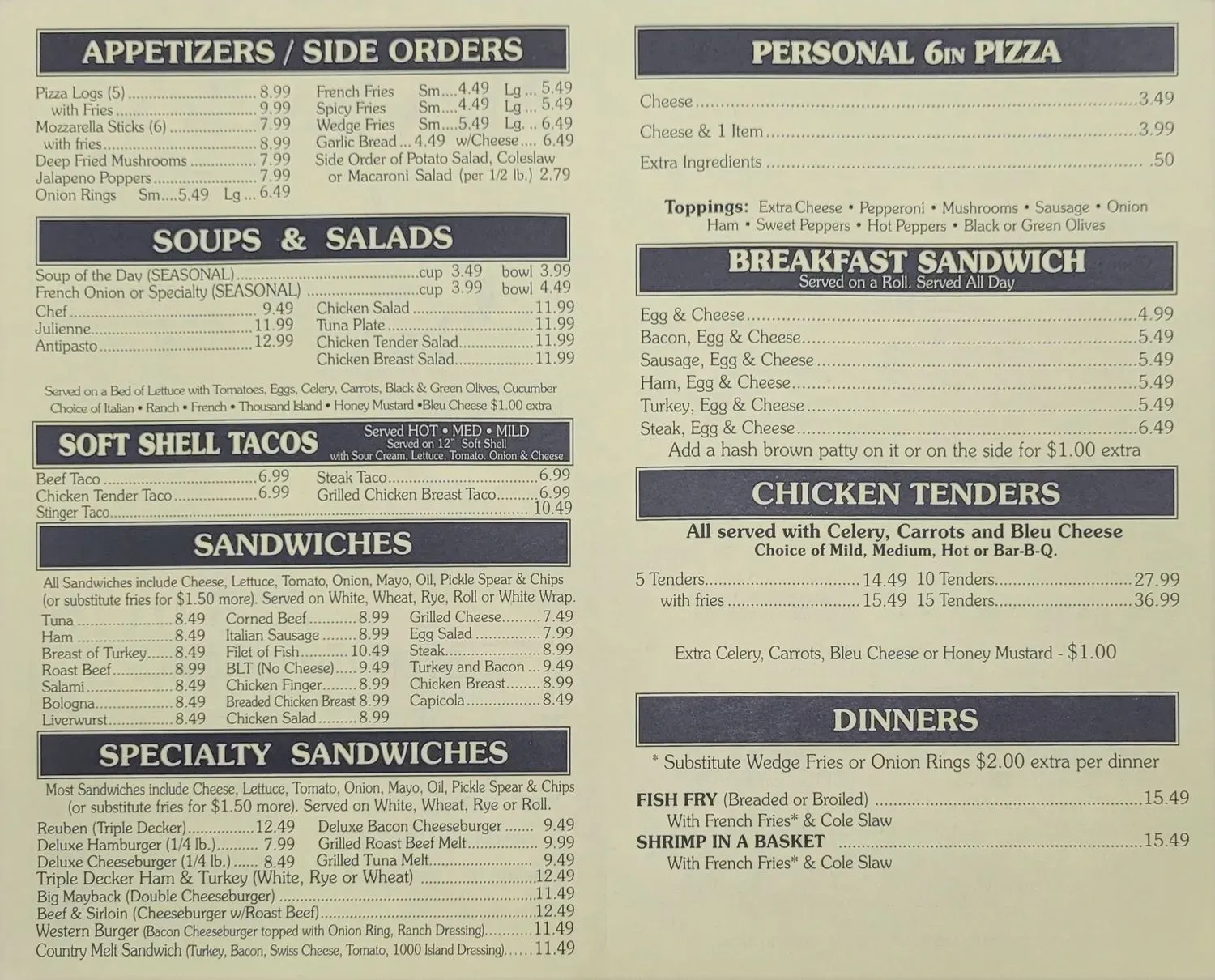 Menu 2