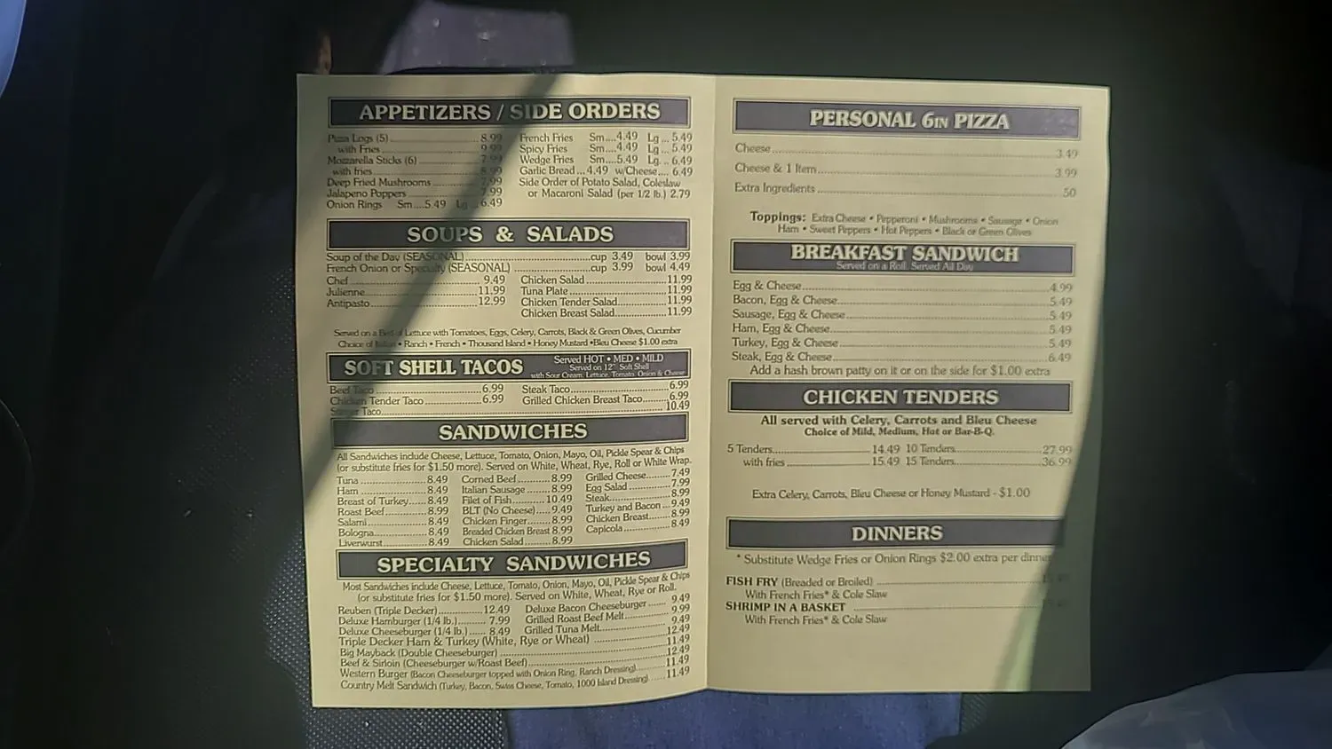 Menu 4