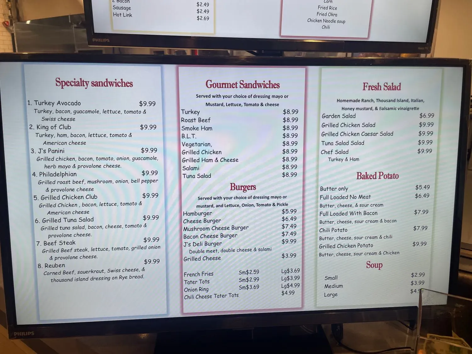 Menu 2