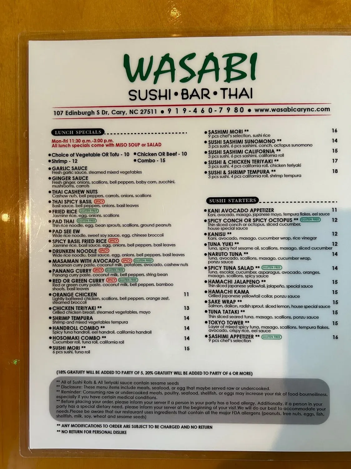 Menu 3