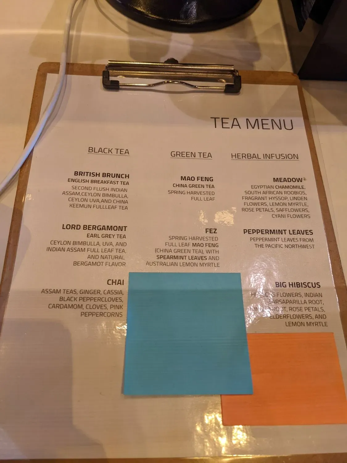 Menu 6