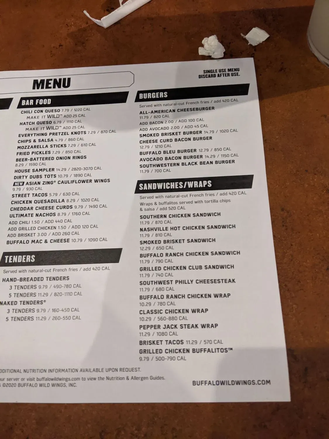 Menu 4