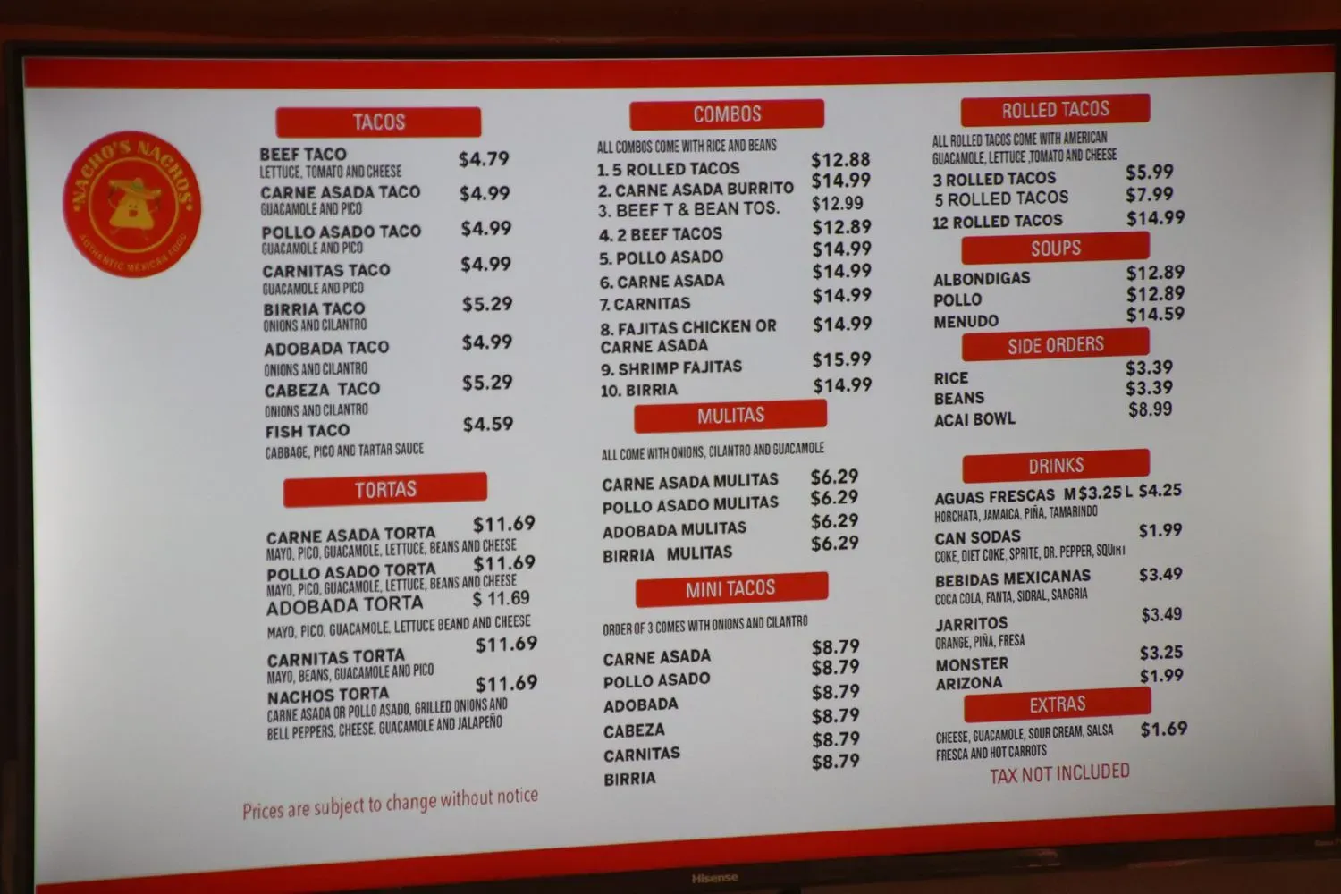 Menu 3