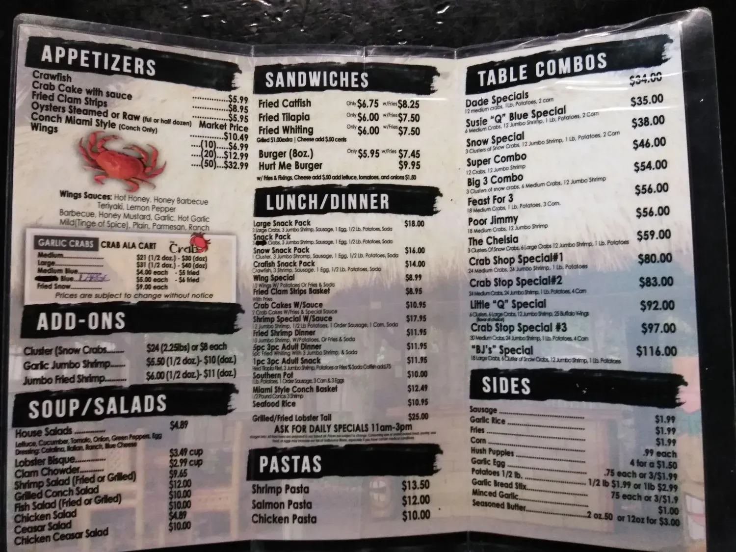 Menu 3