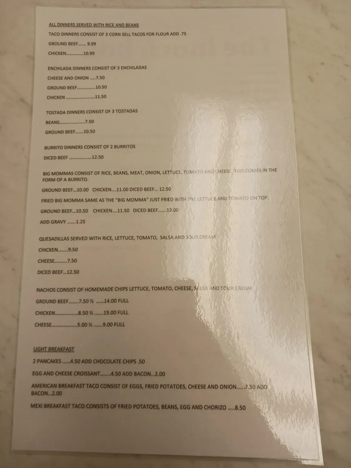 Menu 2