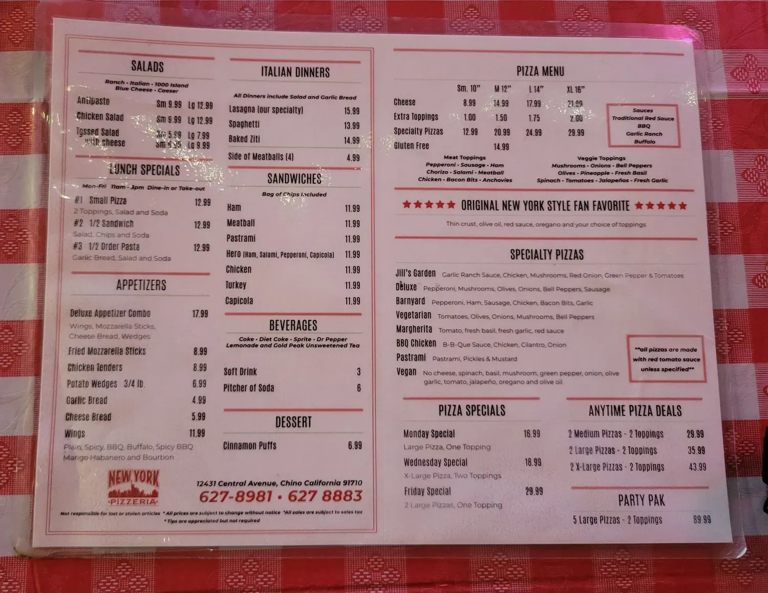 Menu 3