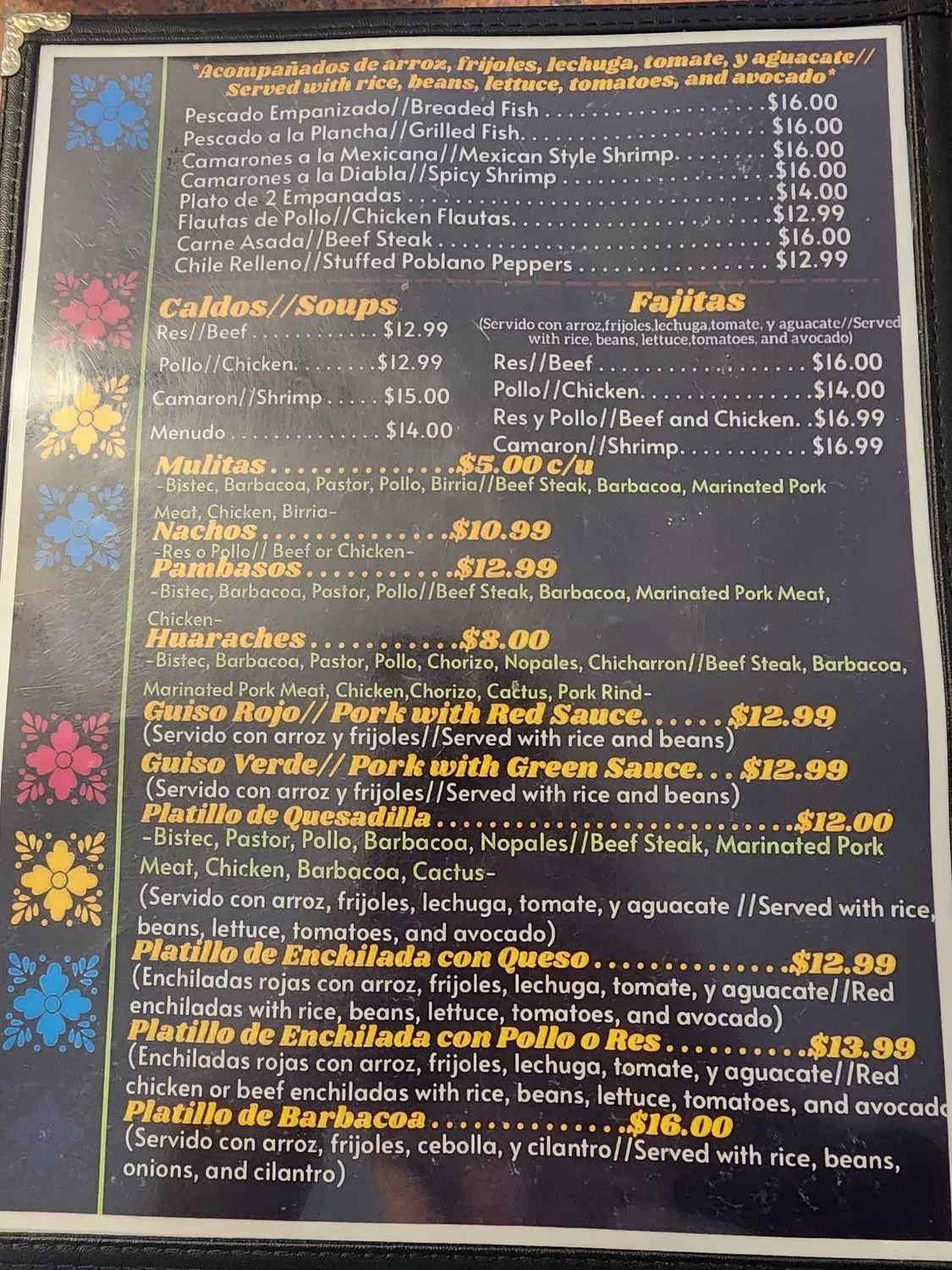 Menu 5