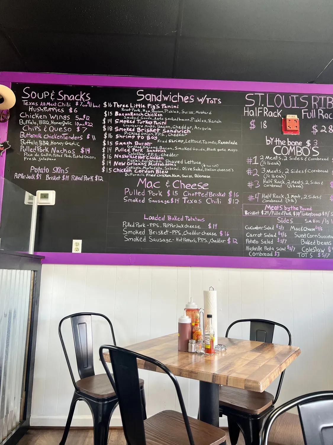 The Purple Pig Menu - Updated November 2025