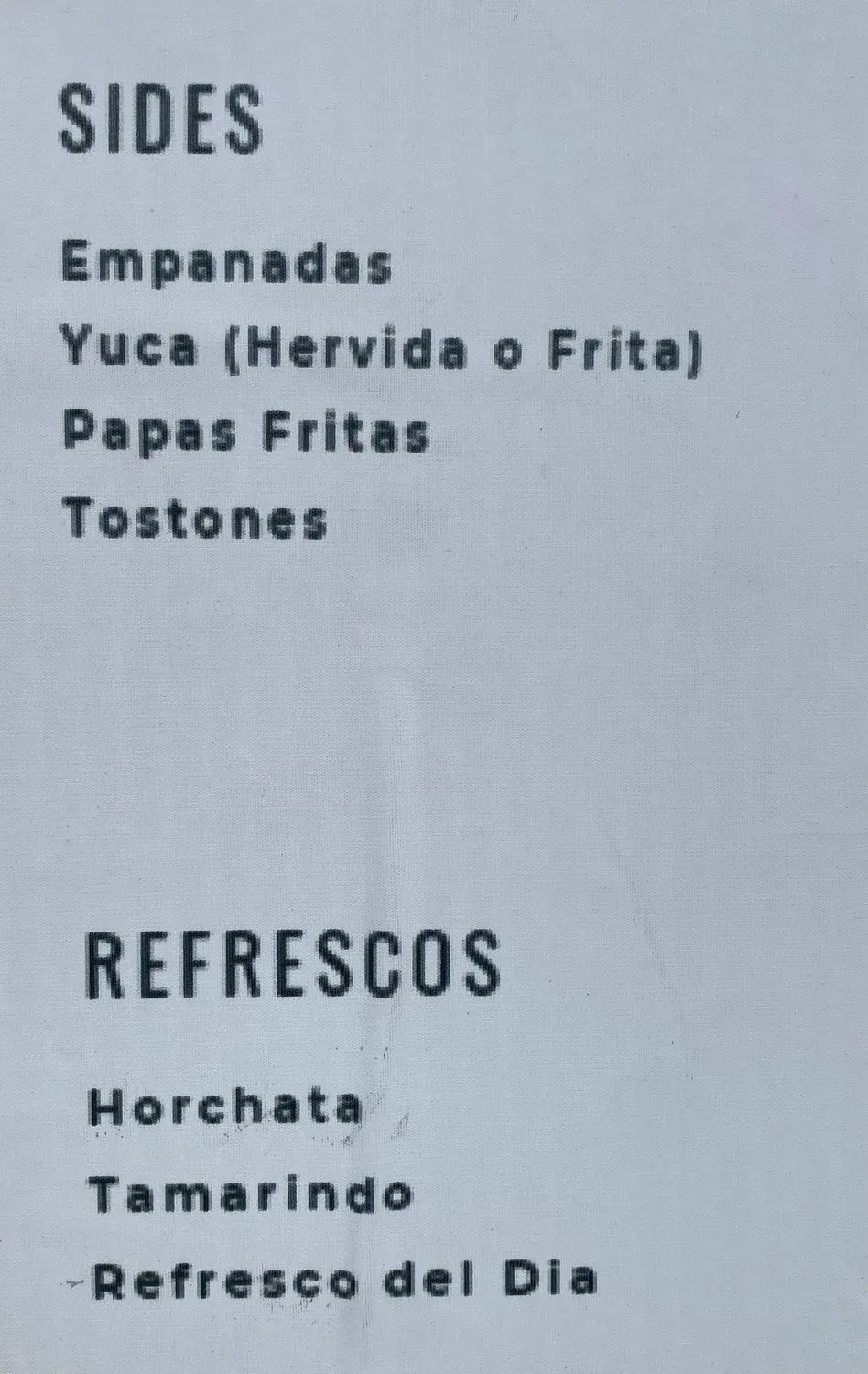 Menu 2