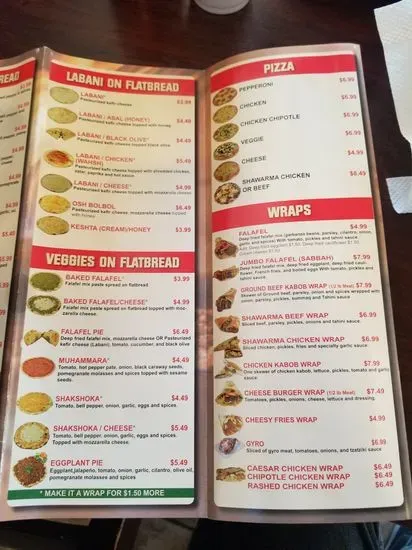 Menu 4