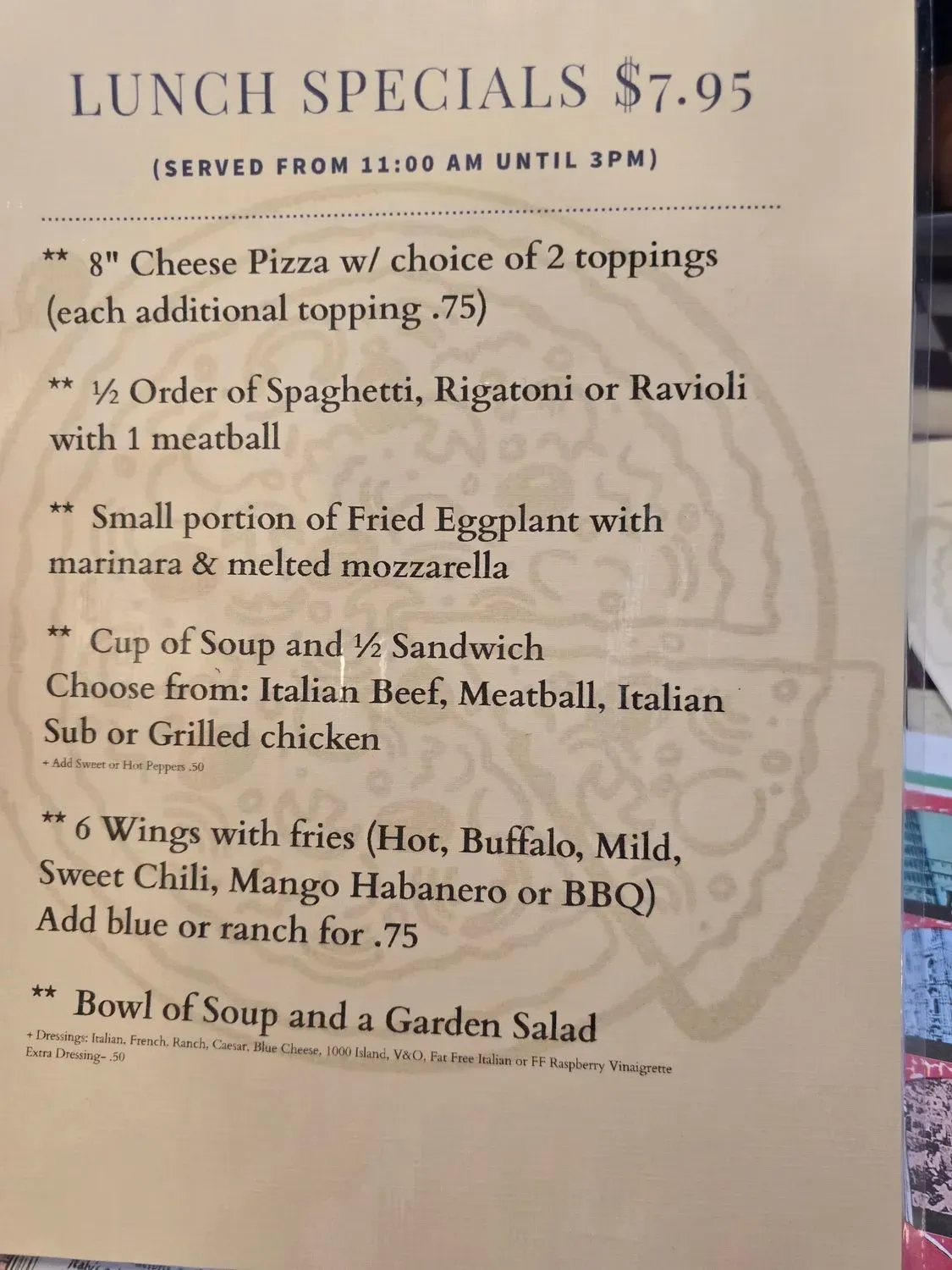 Menu 3