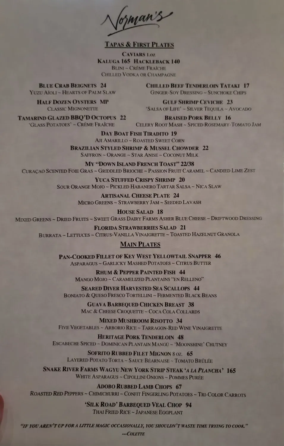 Menu 2