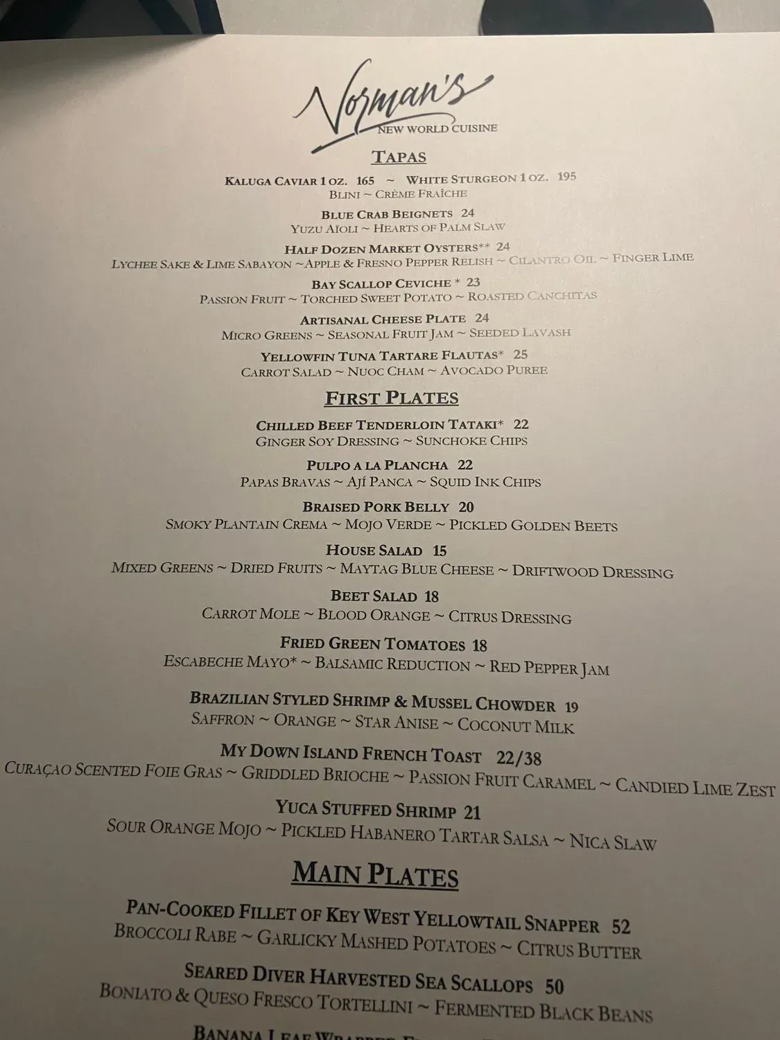 Menu 6