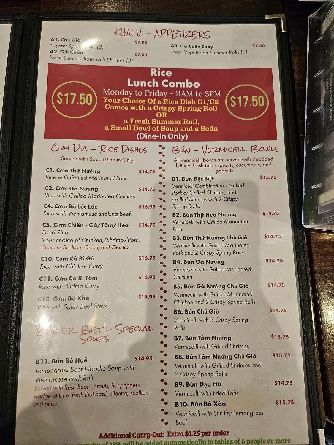 Menu 6