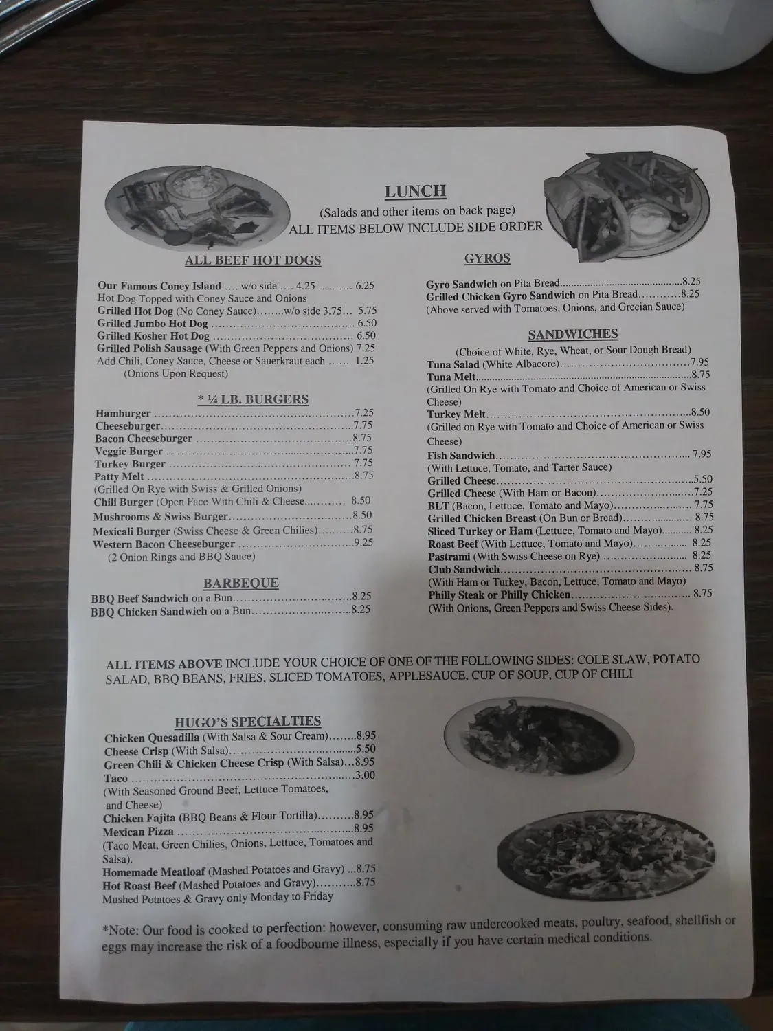 Menu 4