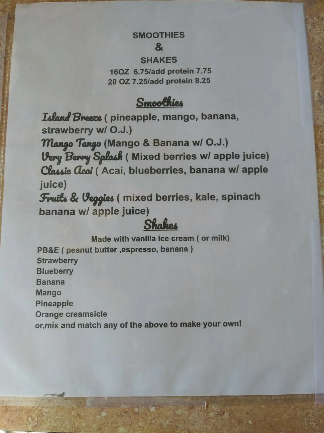 Menu 3