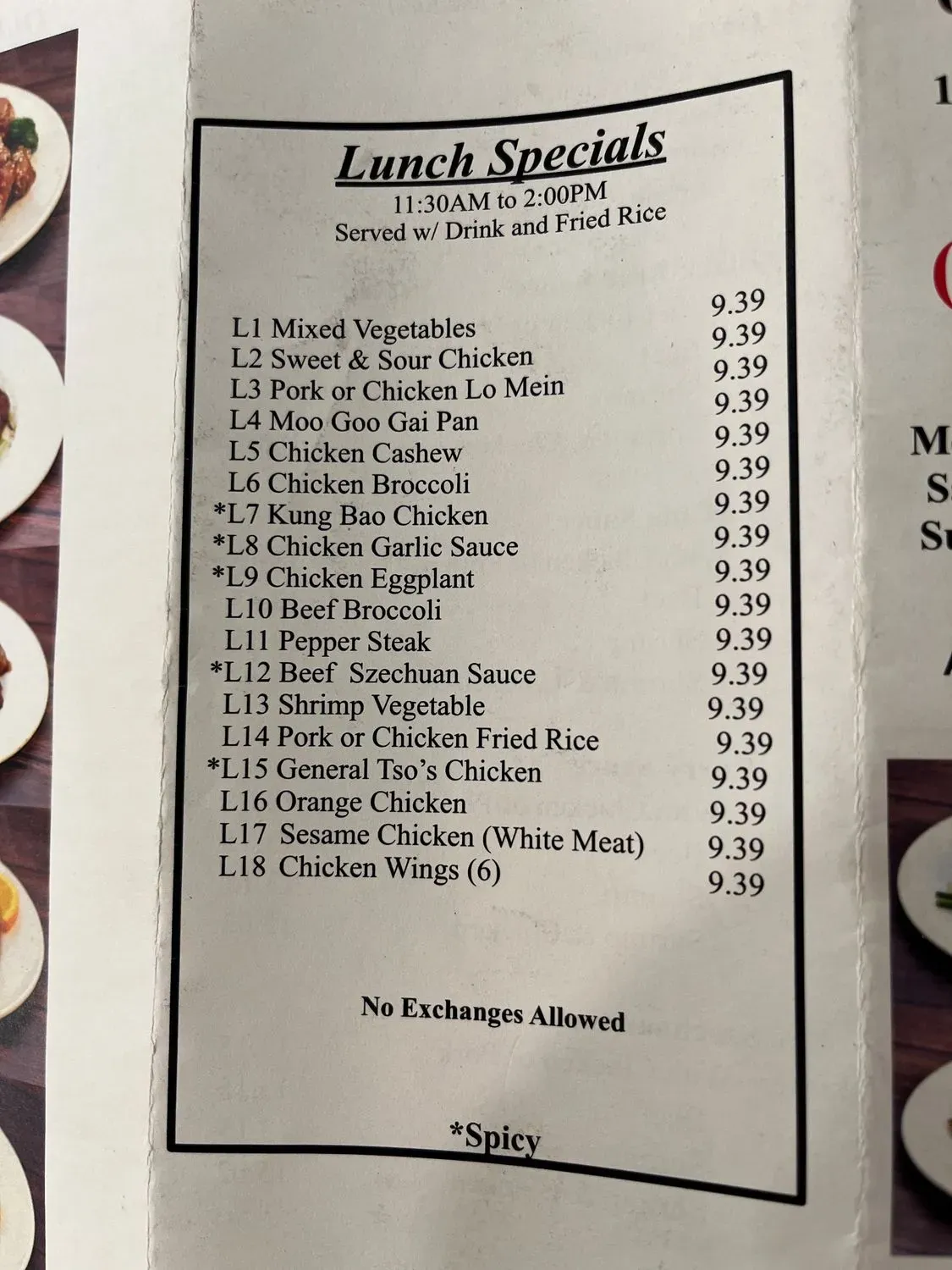 Menu 4