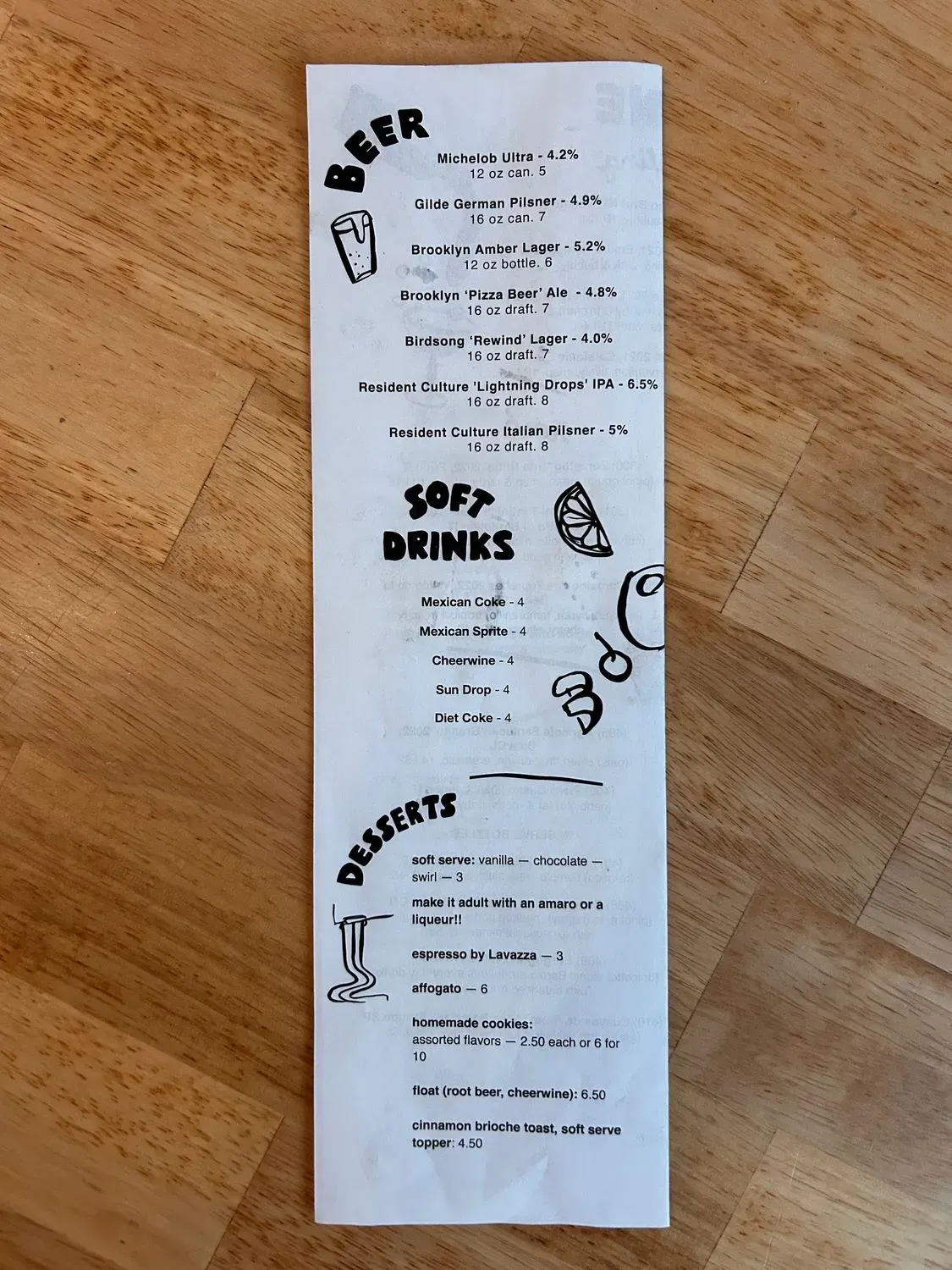 Menu 3