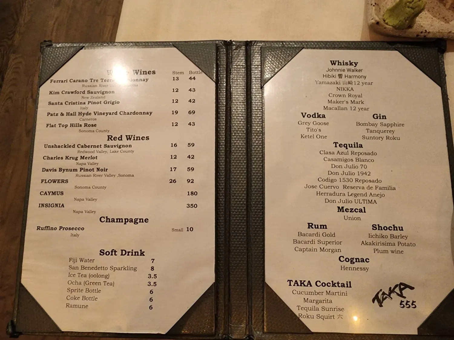 Menu 6