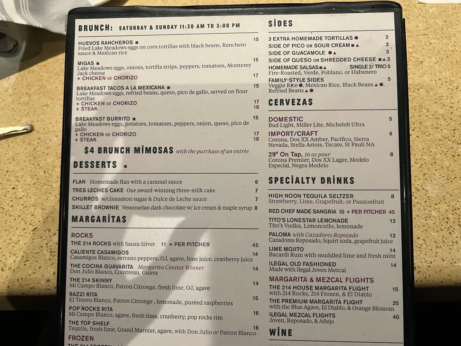 Menu 2