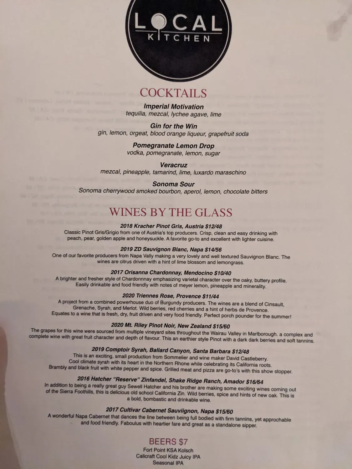 Menu 6