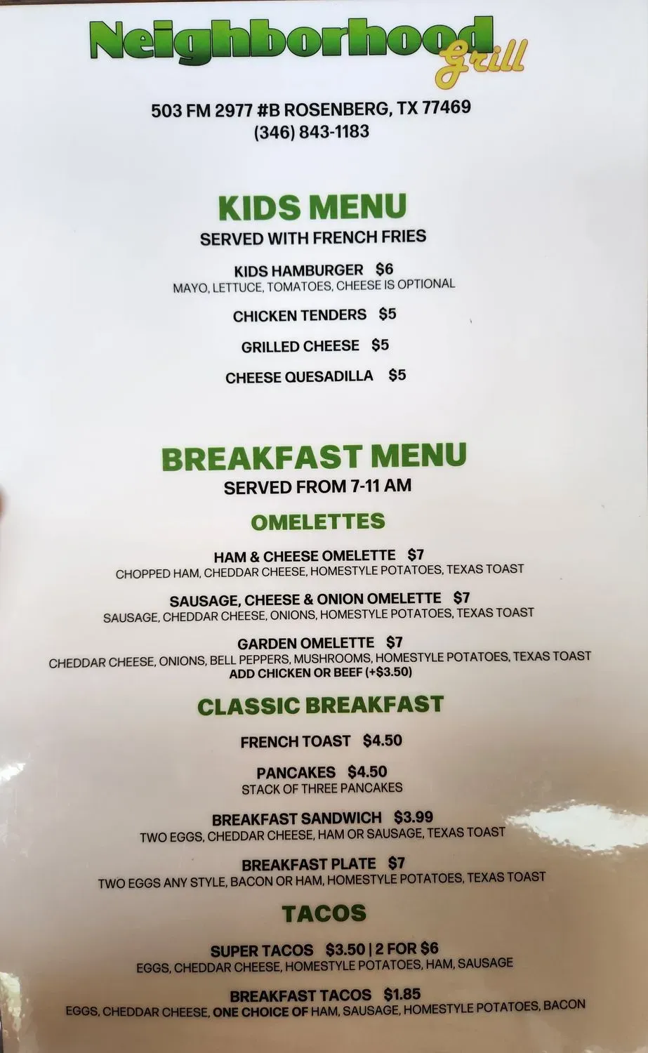 Menu 3