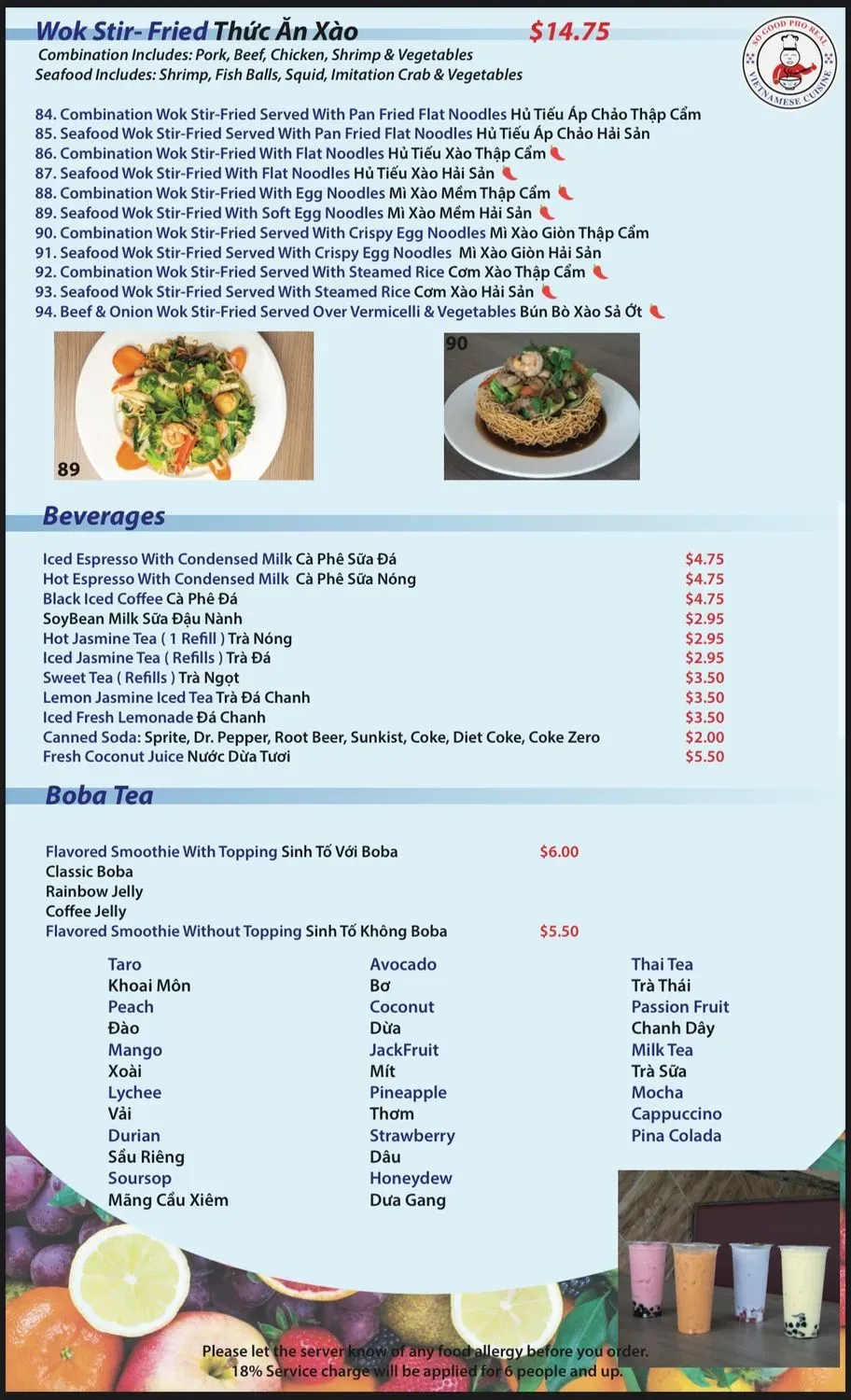 Menu 2