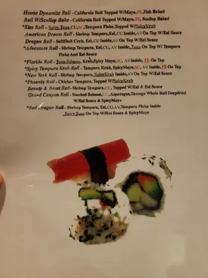 Menu 5